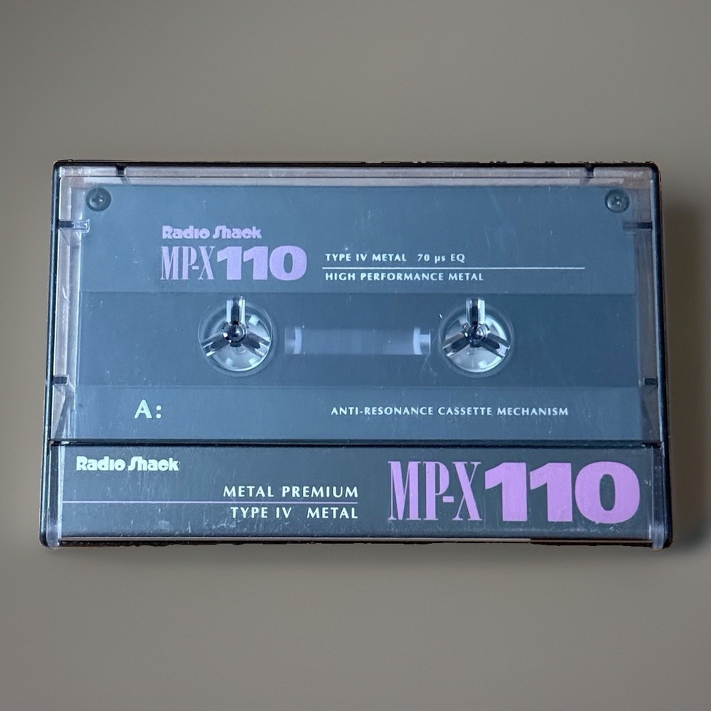 Radio Shack MP-X 110 Type IV Metal High Performance Anti-Resonance Mechanism VTG